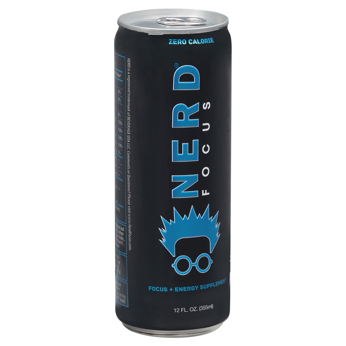 slide 8 of 9, Nerd Focus + Energy Supplement 12 fl oz, 12 fl oz