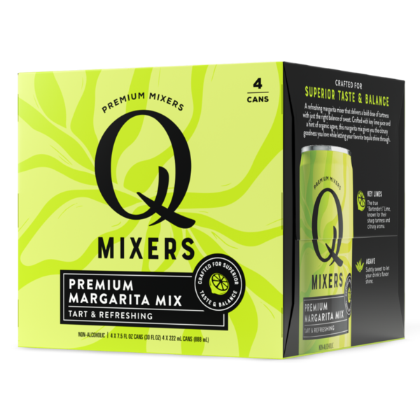 slide 1 of 1, Q Mixers Margarita Mix, Premium Cocktail Mixer, 7.5 fl oz