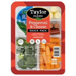 Taylor Farms Pepperoni & Cheese Snack Pack 6 Oz.
