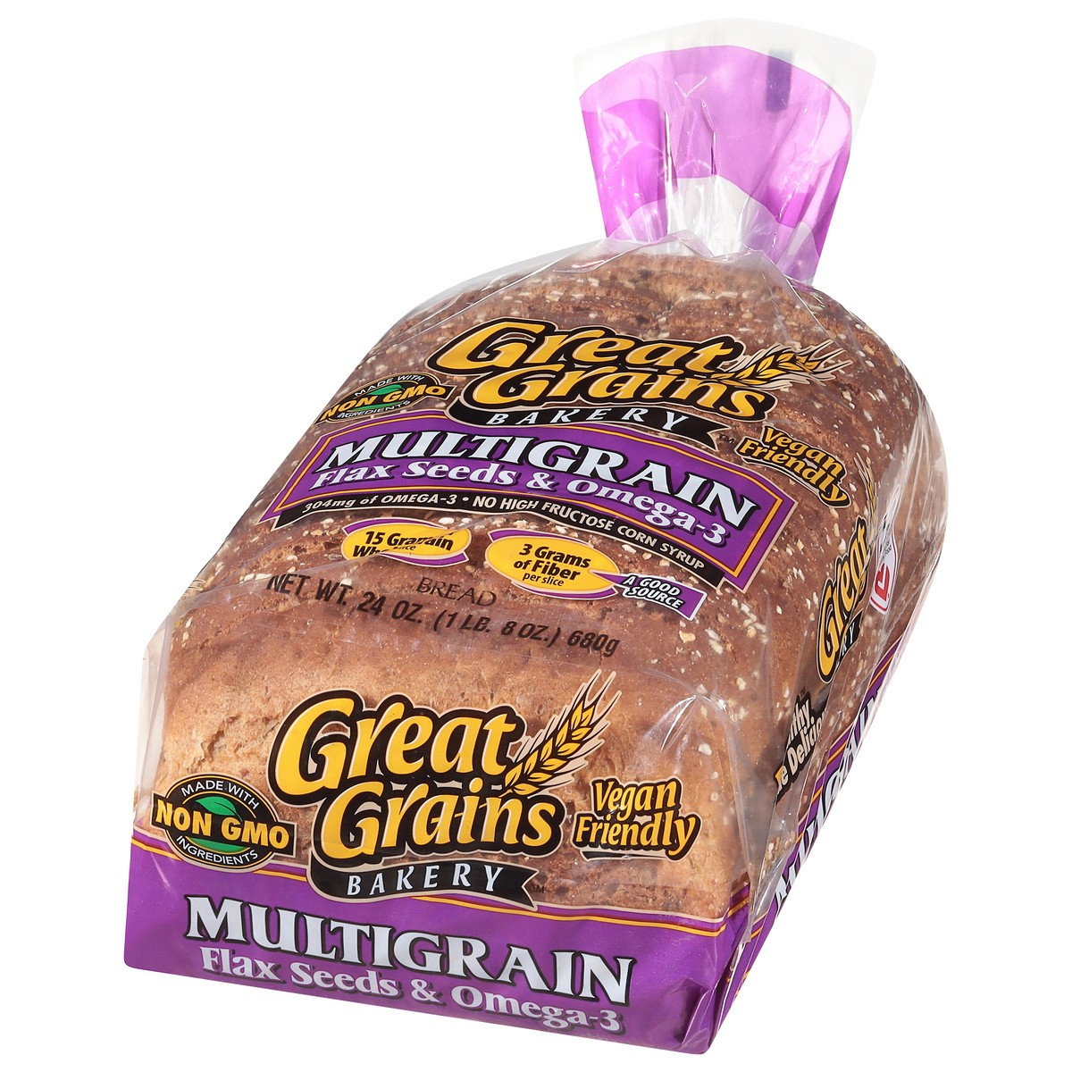 slide 10 of 14, Great Grains Bakery Multigrain Bread 24 oz, 24 oz