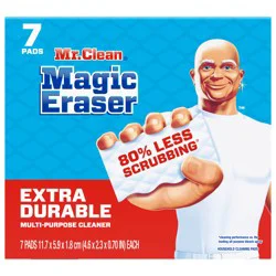 Mr. Clean Magic Eraser Sponge, All Purpose Cleaner, Cleaning Scrubber, Extra Durable, 7ct