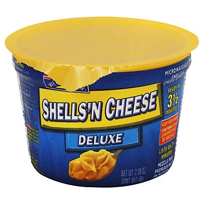 slide 1 of 1, Hill Country Fare Deluxe ShellsN Cheese Cup, 2.05 oz