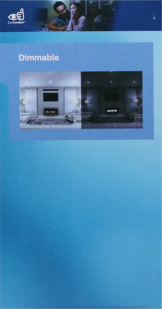 slide 9 of 9, Philips 7.2 Watts Dimmable Daylight LED Light Bulbs 3 ea, 3 ct