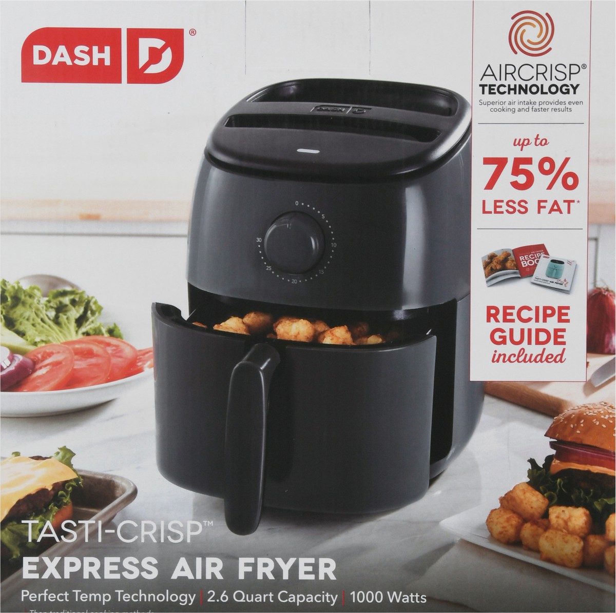 slide 4 of 11, Dash Tasti-Crisp Express Air Fryer 1 ea, 2.6 qt