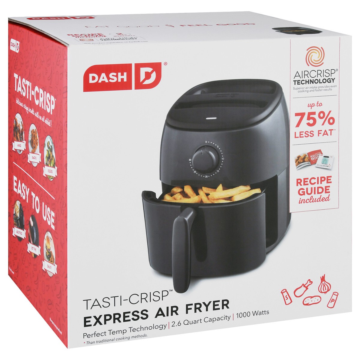 slide 7 of 11, Dash Tasti-Crisp Express Air Fryer 1 ea, 2.6 qt