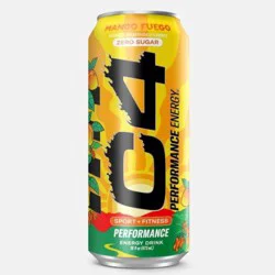 C4 Sport Performance Energy Mango Fuego Zero Sugar