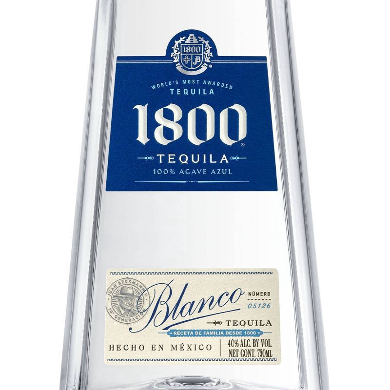 slide 8 of 9, 1800 Silver Tequila Reserva, 750 ml