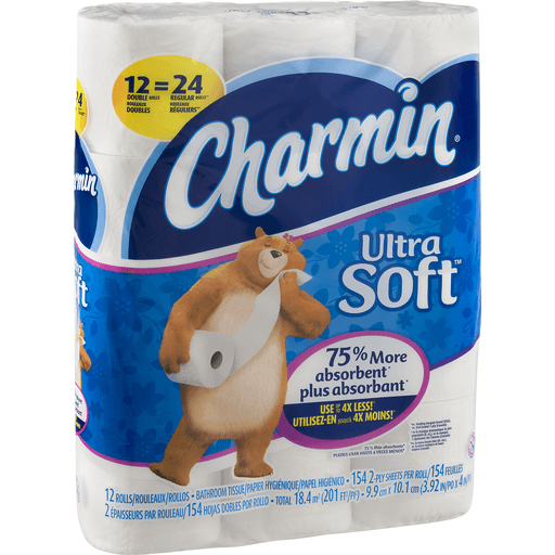 slide 4 of 9, Charmin Bathroom Tissue 12 ea, 12 ct