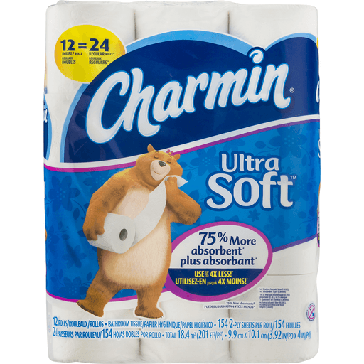 slide 7 of 9, Charmin Bathroom Tissue 12 ea, 12 ct