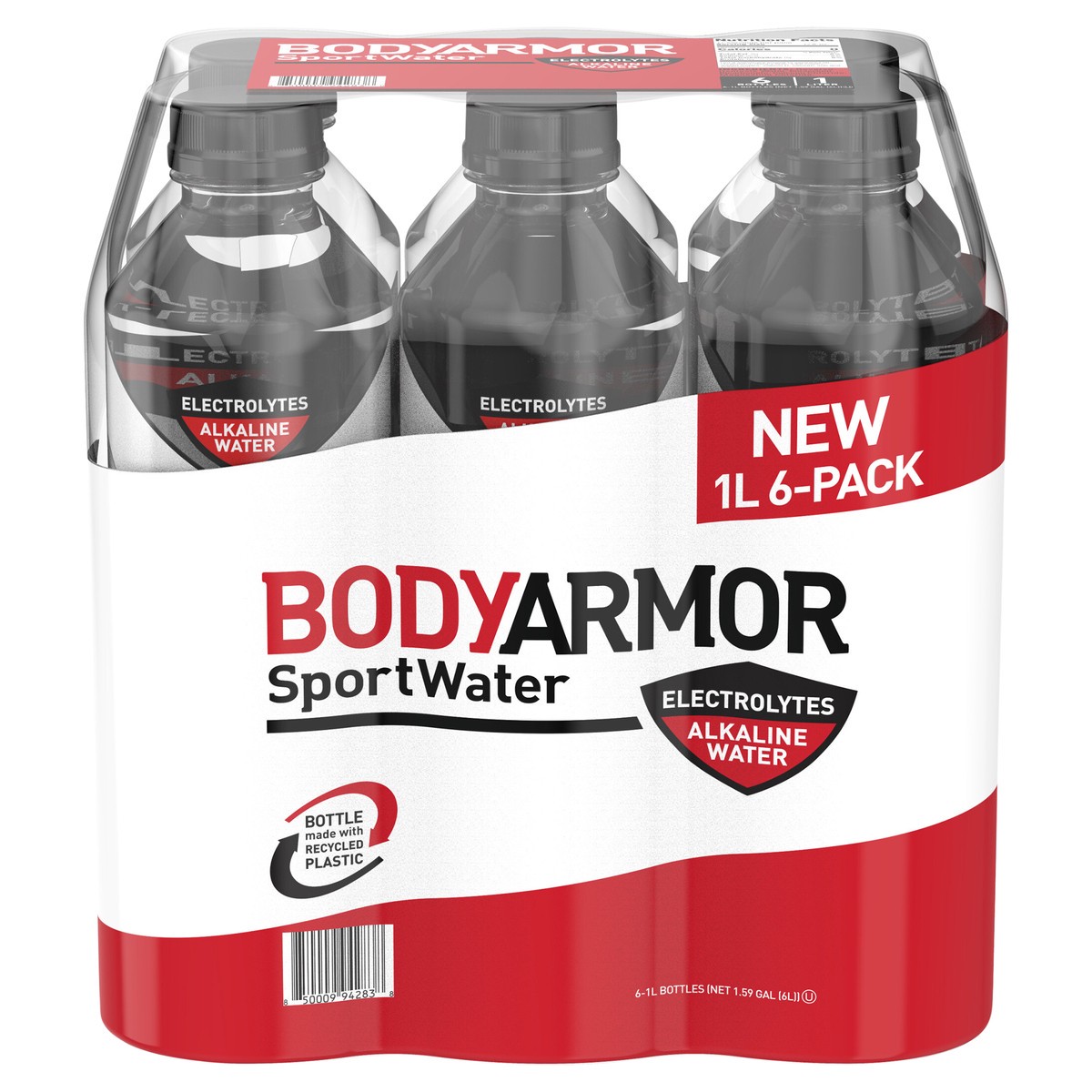 slide 1 of 1, BODYARMOR Sportwater Bottles- 6 ct, 6 ct