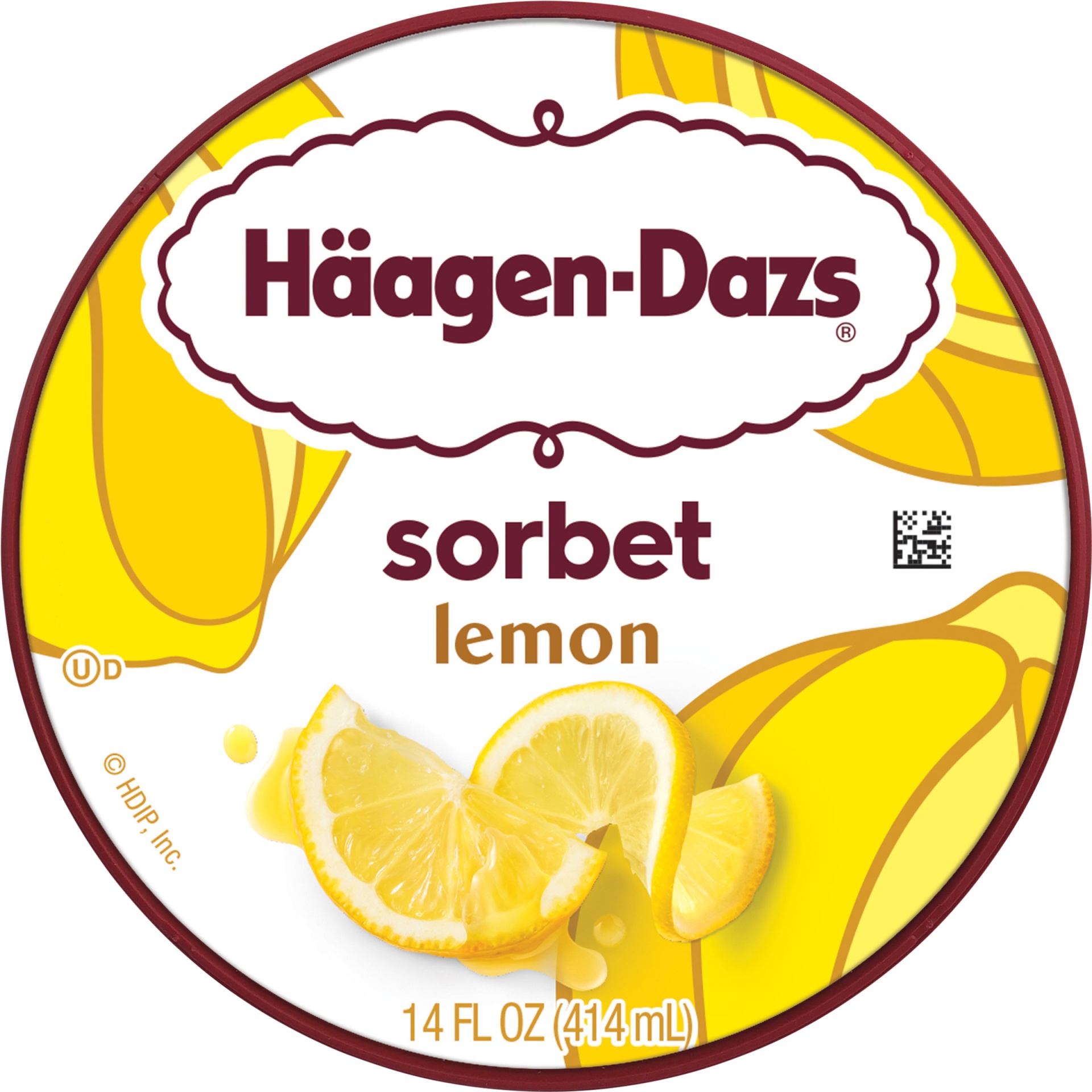 slide 7 of 7, Haagen-Dazs Lemon Sorbet, 14 fl oz