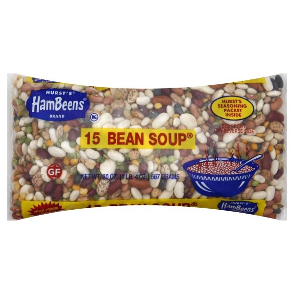 slide 1 of 1, Hurst's HamBeens Regular 15 Bean Soup, 20 oz