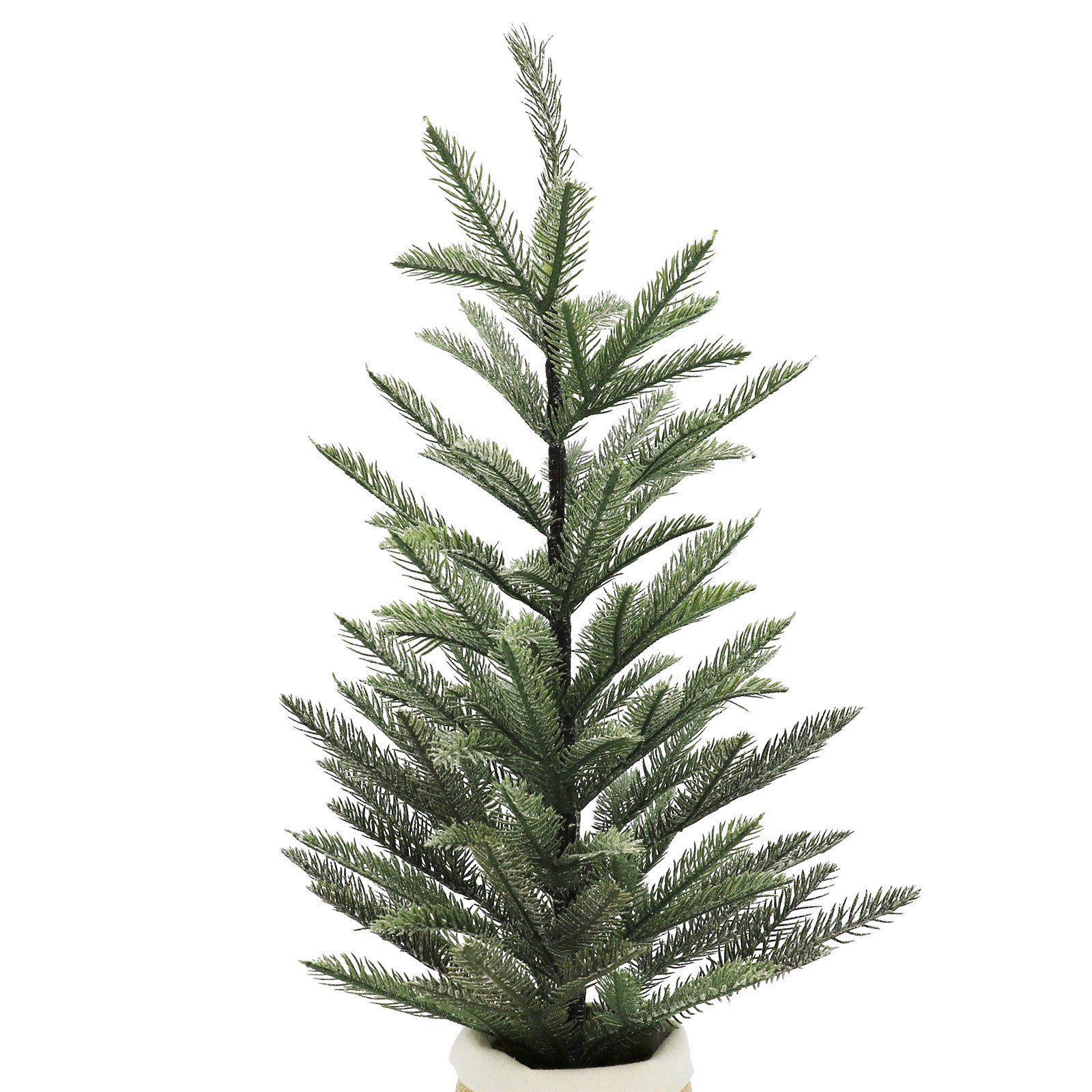 slide 2 of 2, 22" Unlit Pine Artificial Christmas Tree In Burlap Bag By Ashland, 22 in