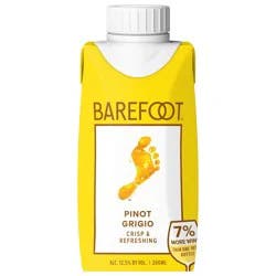 Barefoot Cellars Pinot Grigio White Wine Tetra 200 ml