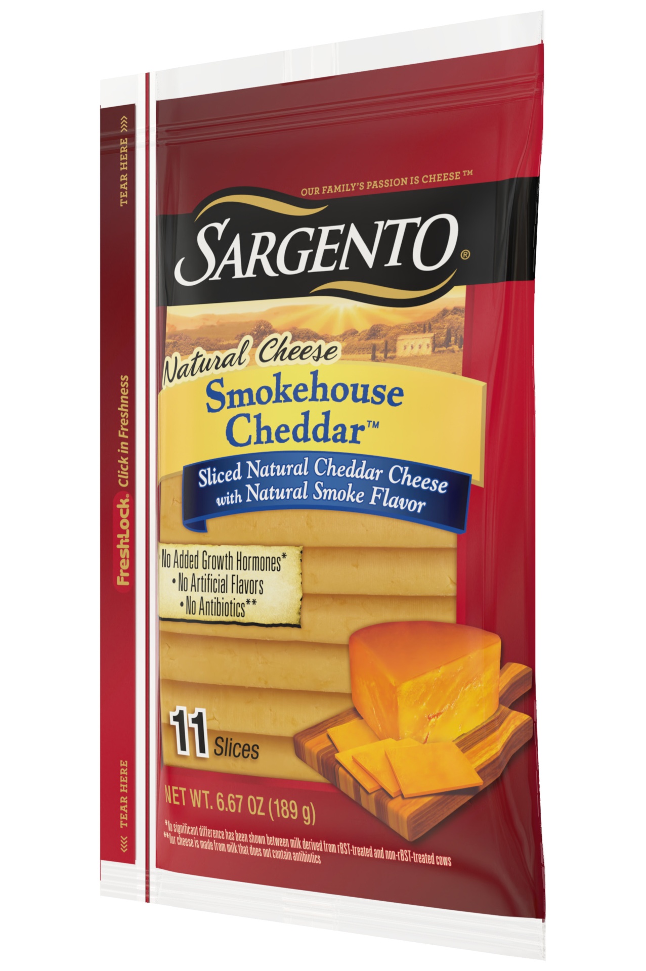 Sargento Natural Smoked Flavored Sliced Cheddar Cheese 6.67 oz Shipt