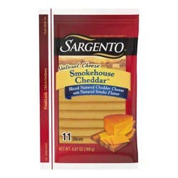Sargento Sliced Smokehouse Cheddar™ Natural Cheese, 11 slices
