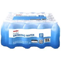 Meijer Purified Drinking Water Bottles- 40 ct; 16.9 oz