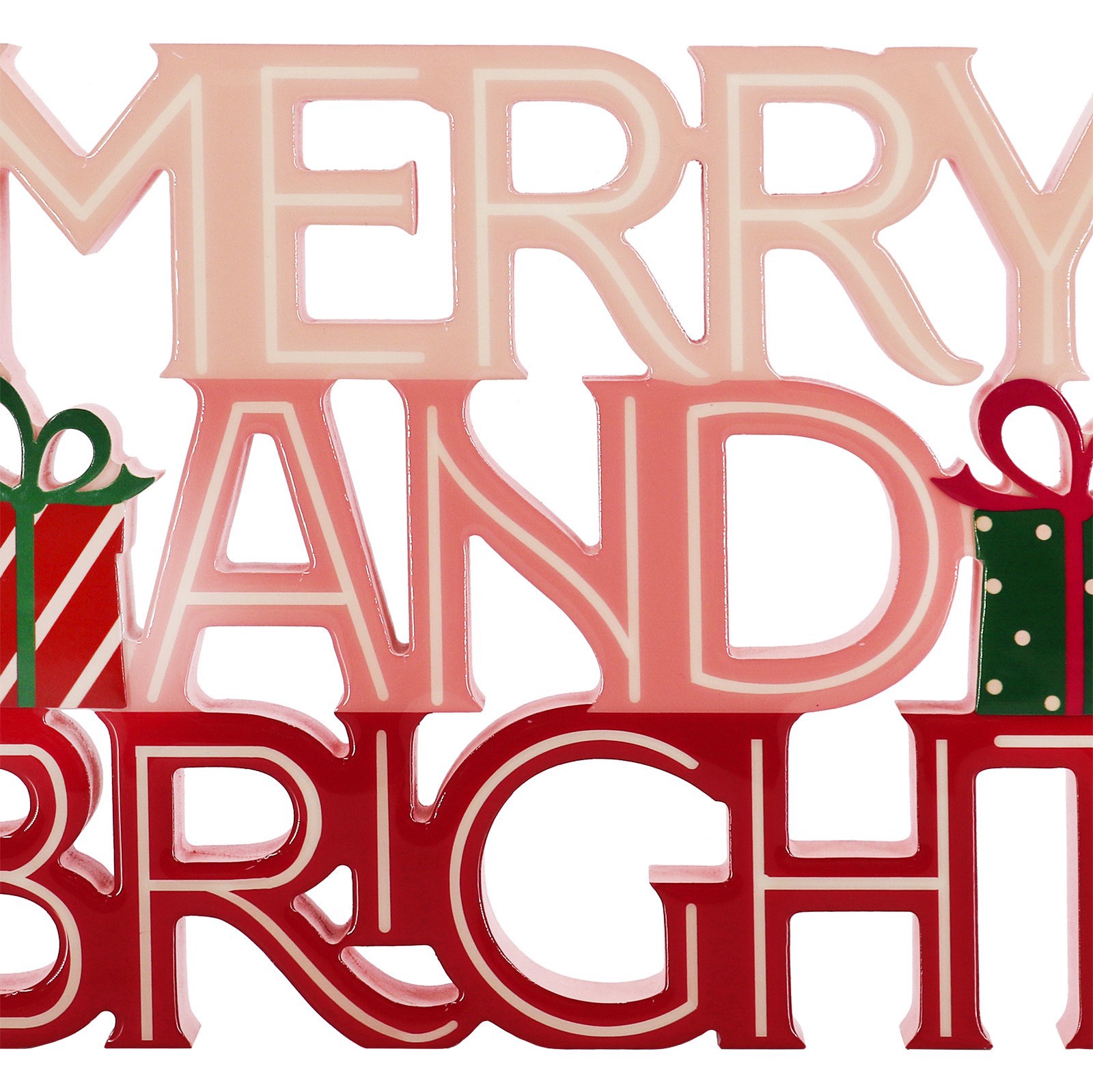 slide 2 of 4, 12" Merry & Bright Gift Box Tabletop Decor By Ashland, 12 in