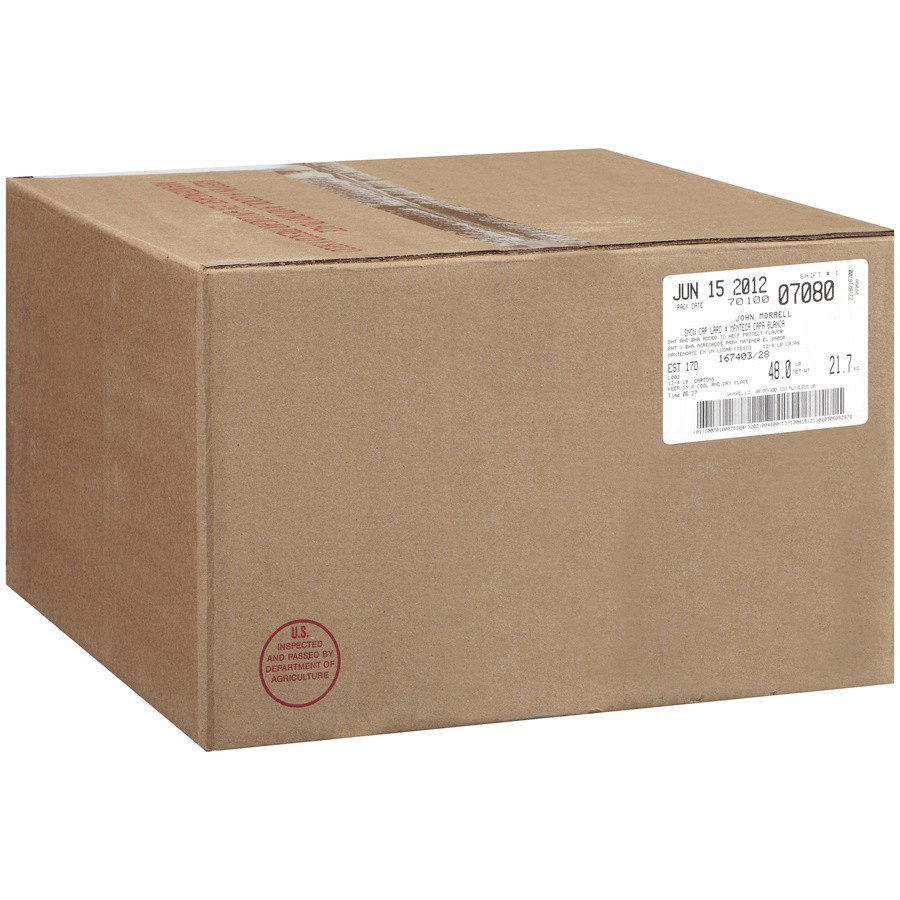 slide 2 of 3, John Morrell Snow Cap Lard, 4 lb