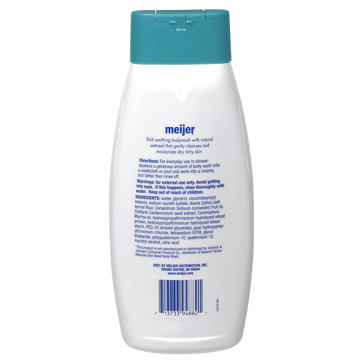 slide 3 of 3, Meijer Skin Calming Body Wash, 18 oz