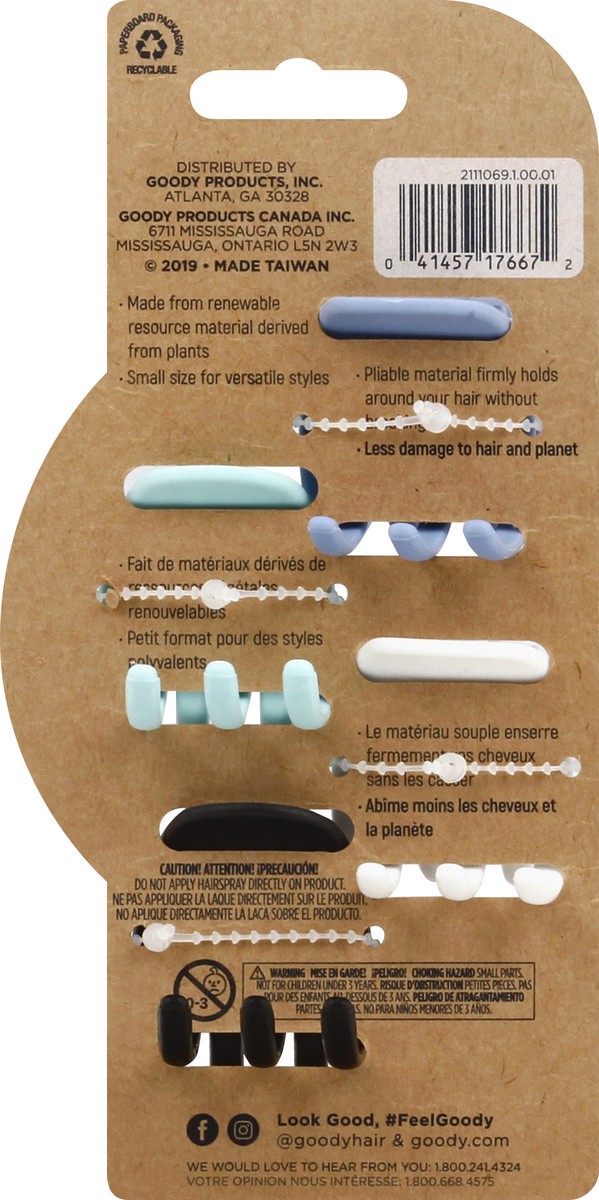 slide 2 of 10, Goody Planet Medium Claw Clip 4 ea, 4 ct