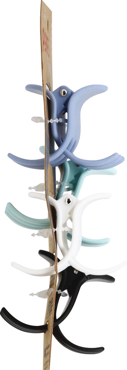slide 6 of 10, Goody Planet Medium Claw Clip 4 ea, 4 ct