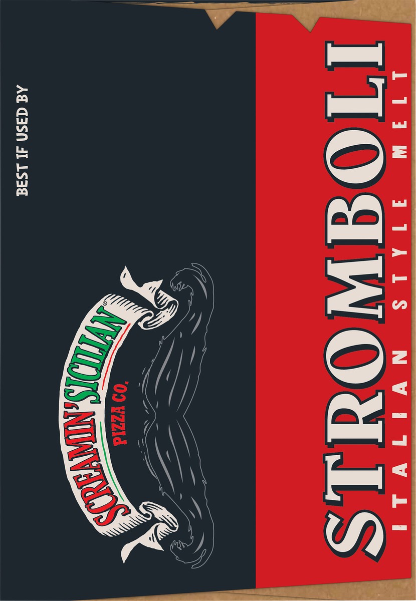 slide 8 of 9, Screamin' Sicilian Single Serve Stromboli Holy Pepperoni, 9.25 oz