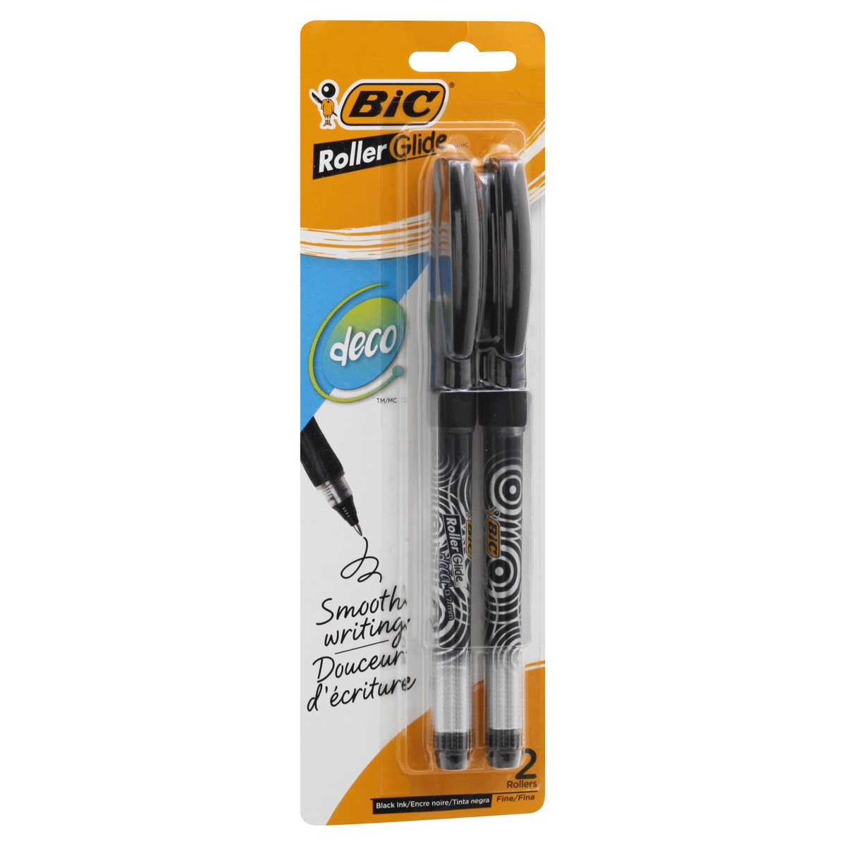 slide 2 of 10, Bic Black Z4+ Roller, 2 ct