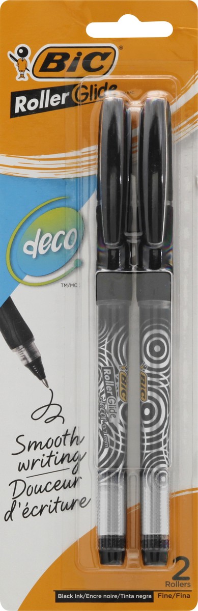 slide 6 of 10, Bic Black Z4+ Roller, 2 ct