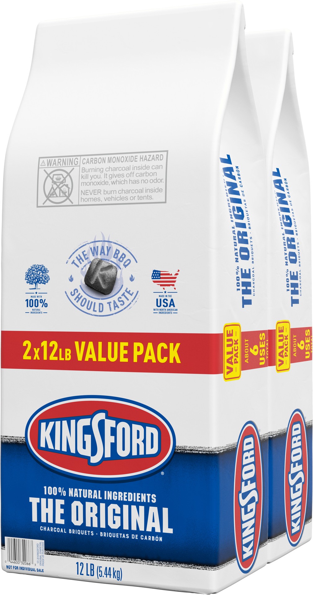 slide 3 of 5, Kingsford Original Charcoal Briquettes, 2 ct