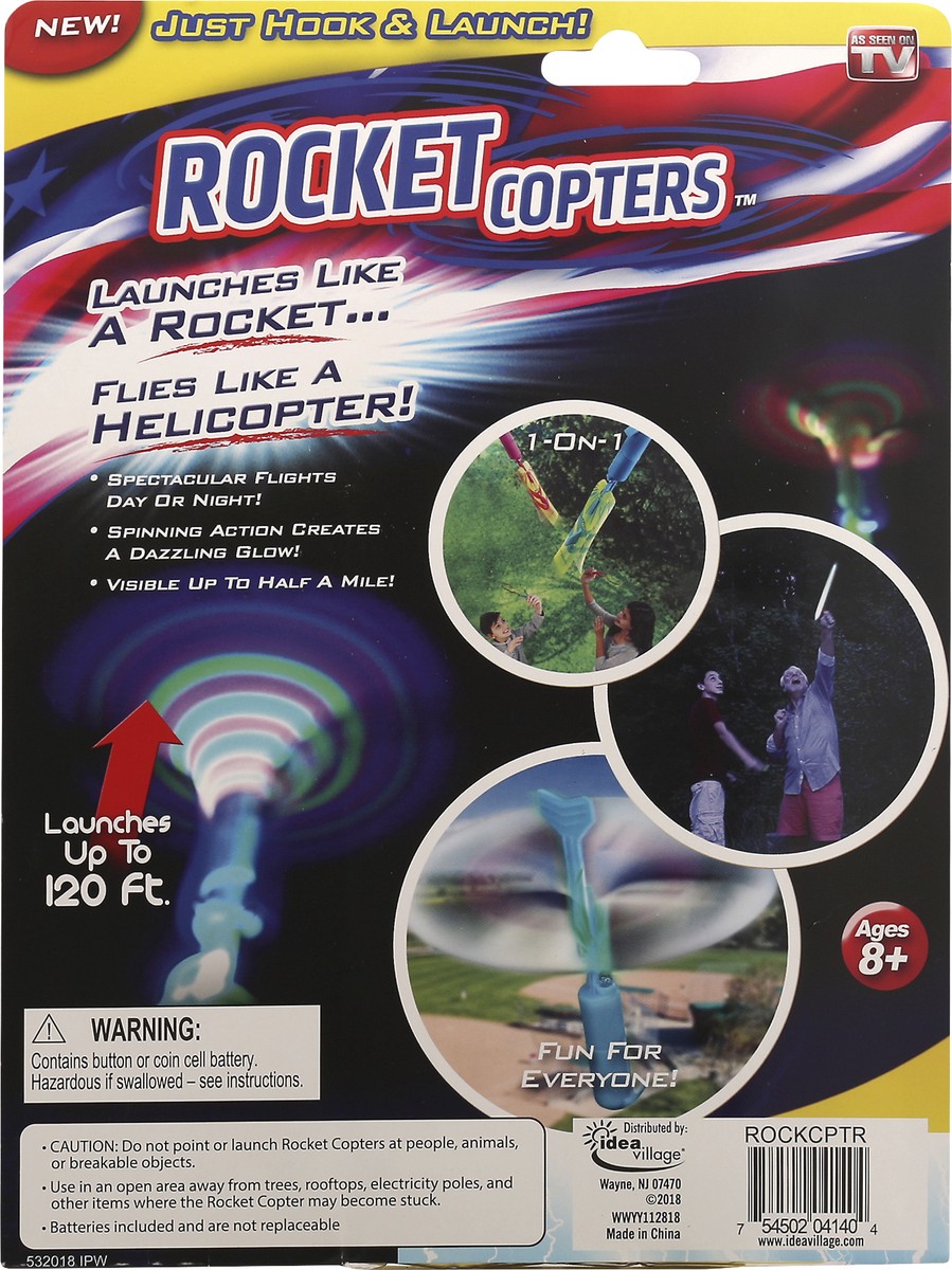 slide 6 of 6, Rocket Copters Helicopters 1 ea, 6 ct