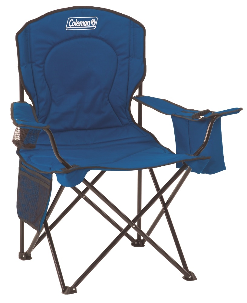 slide 1 of 1, Coleman Cooler Quad Chair - Blue, 1 ct