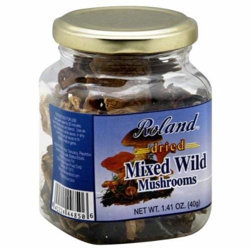 slide 1 of 1, Roland Dried Wild Mixed Mushrooms, 1.41 oz