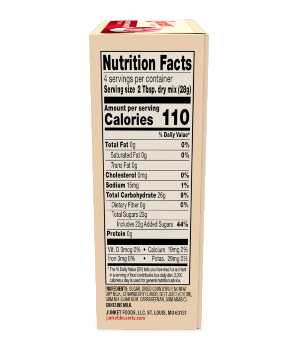 slide 6 of 7, Junket Simply Strawberry Ice Cream Mix, 4 oz