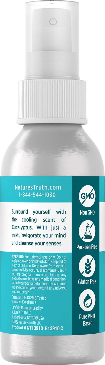 slide 3 of 4, Nature's Truth Eucalyptus Mist Spray 2.4 oz, 2.4 fl oz