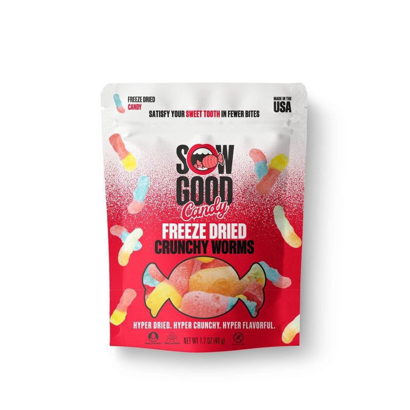 slide 1 of 2, Sow Good Worms, 1.7 oz
