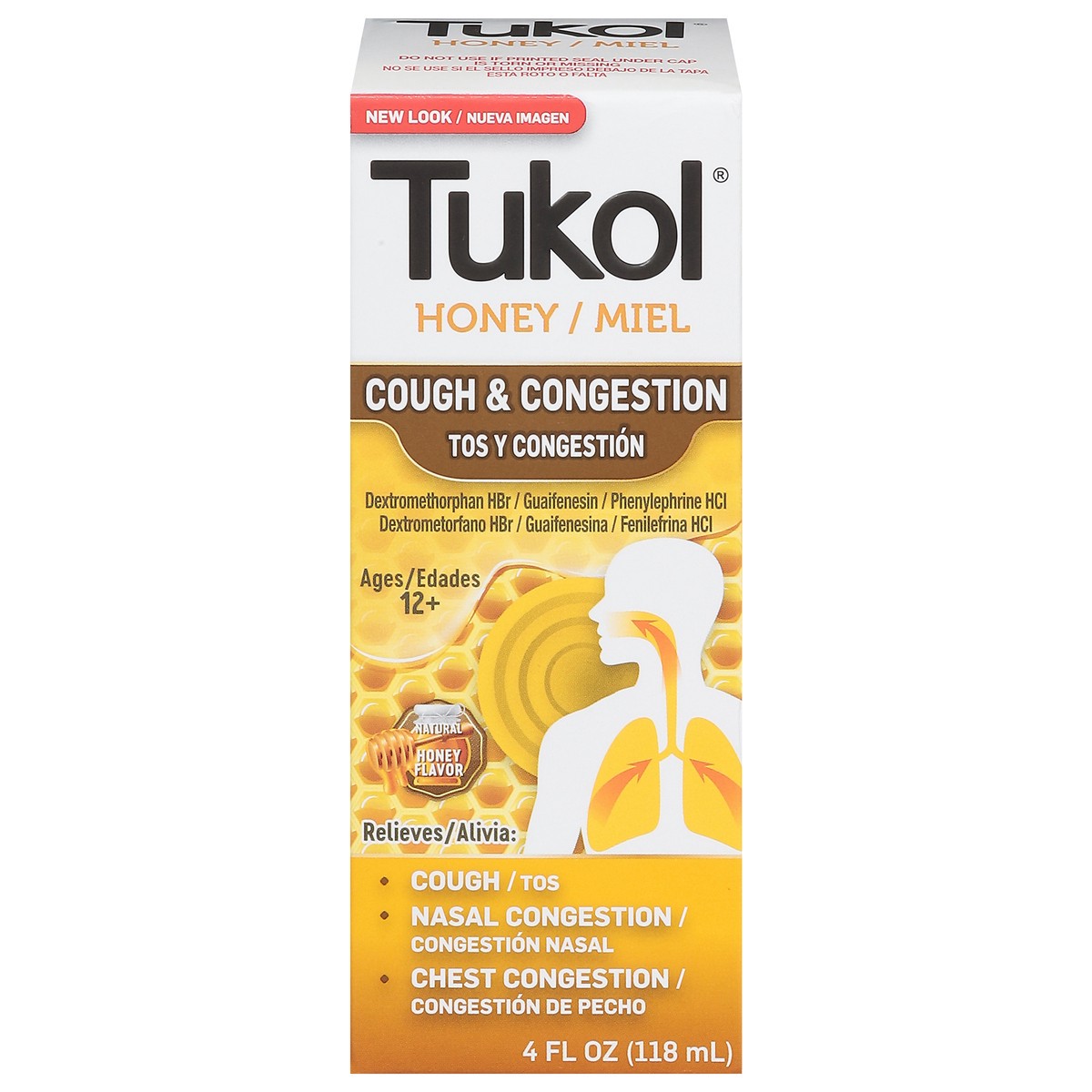 slide 1 of 9, Tukol Honey Cough & Congestion 4 fl oz, 4 oz