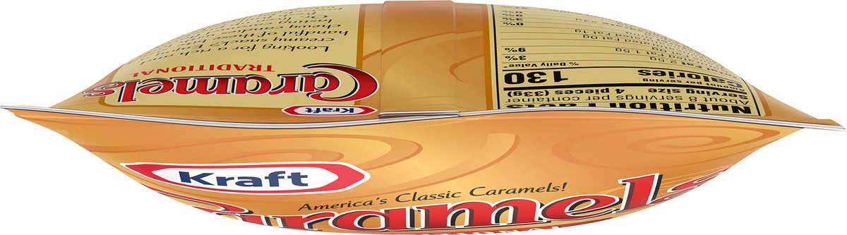 slide 6 of 13, Kraft America's Classic Individually Wrapped Candy Caramels, 9.5 oz Bag, 9.5 oz