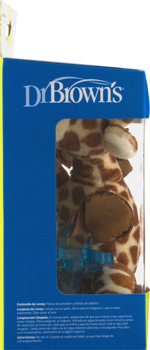 slide 6 of 9, Dr. Brown's Gerry The Giraffe Lovey Pacifier & TeeTher Holder, 1 ct