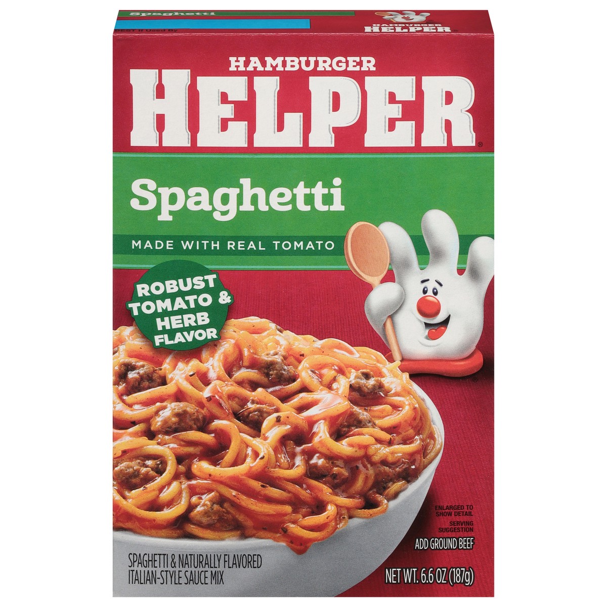 slide 1 of 14, Hamburger Helper Robust Tomato & Herb Flavor Spaghetti 6.6 oz, 6.6 oz