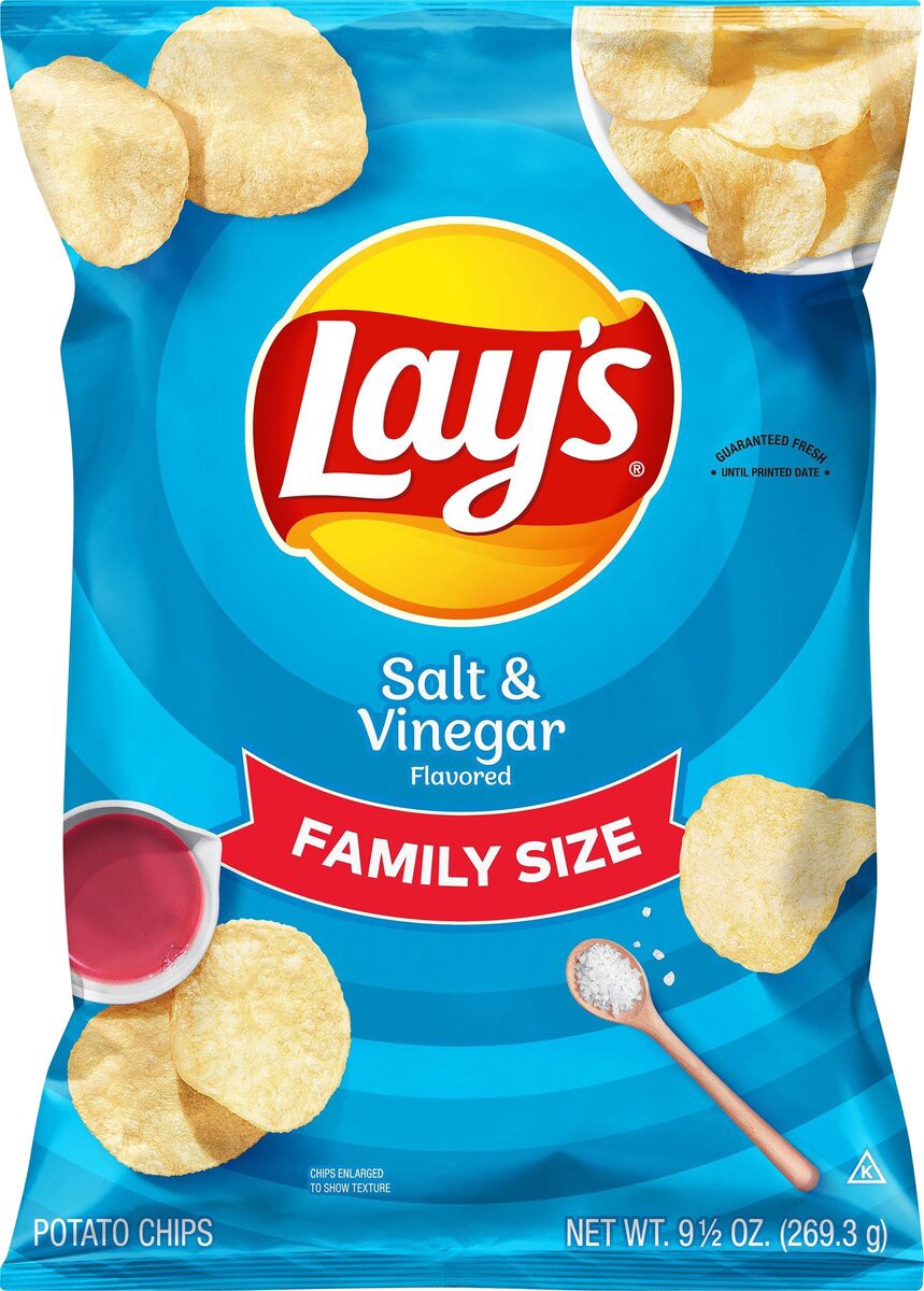 slide 8 of 8, Lay's Potato Chips, 9.5 oz