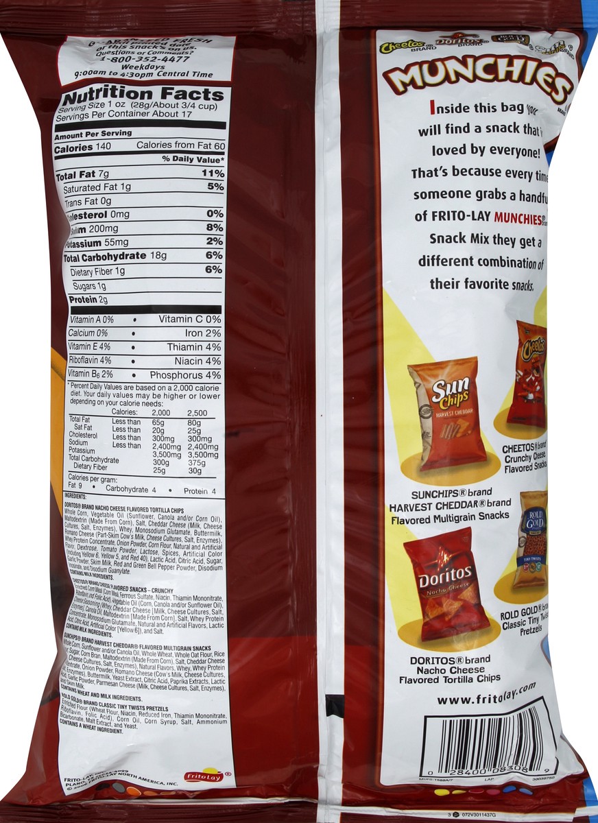 slide 6 of 6, Munchies Cheese Fix Snack Mix Family Size, 1 ct