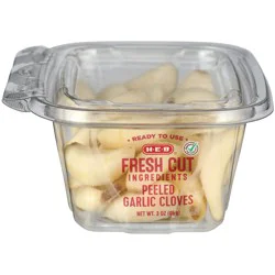 H-E-B Single Serve Fresh Whole Peeled Garlic Cloves
