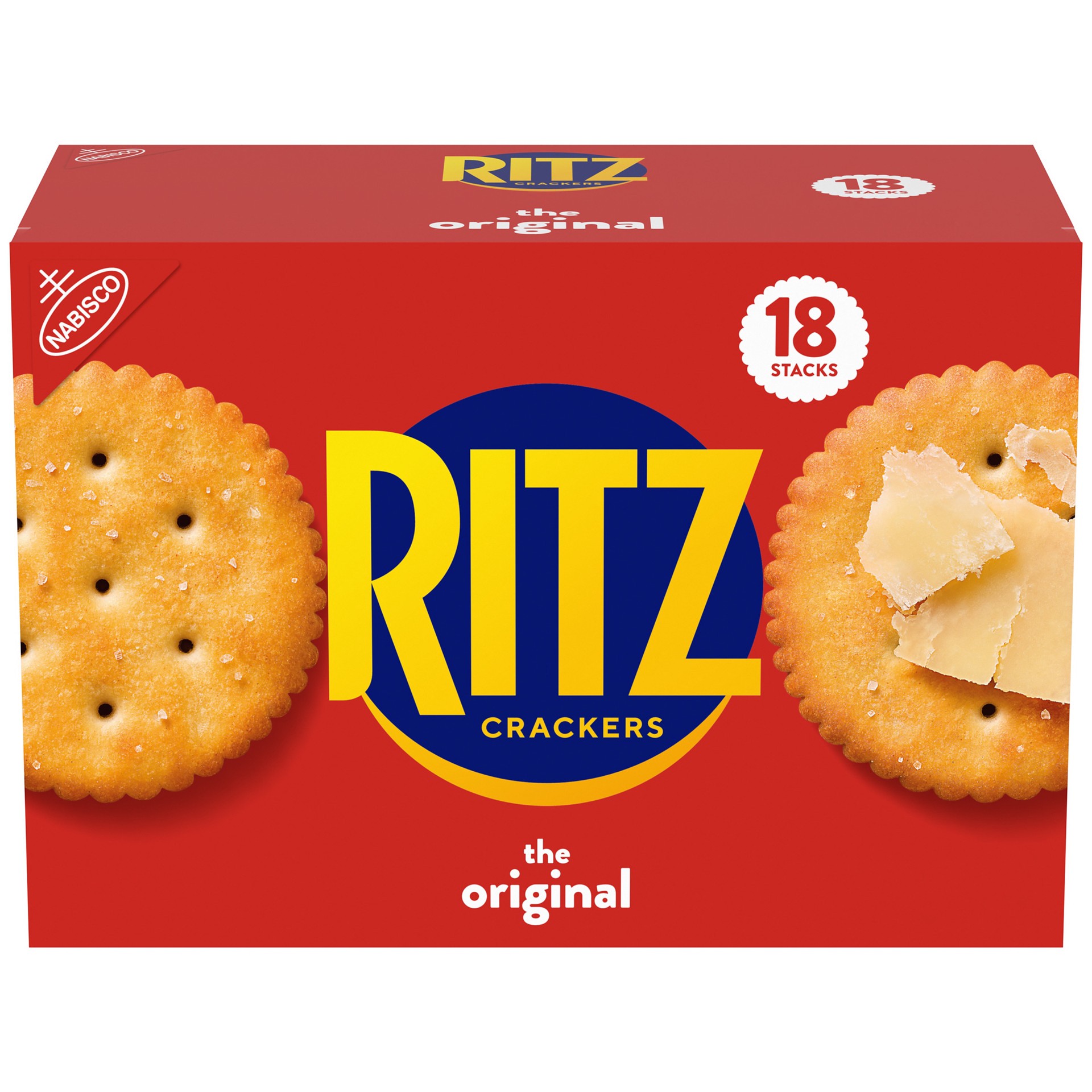 slide 1 of 9, RITZ Original Crackers, 18 Count, 61.65 oz, 61.65 oz