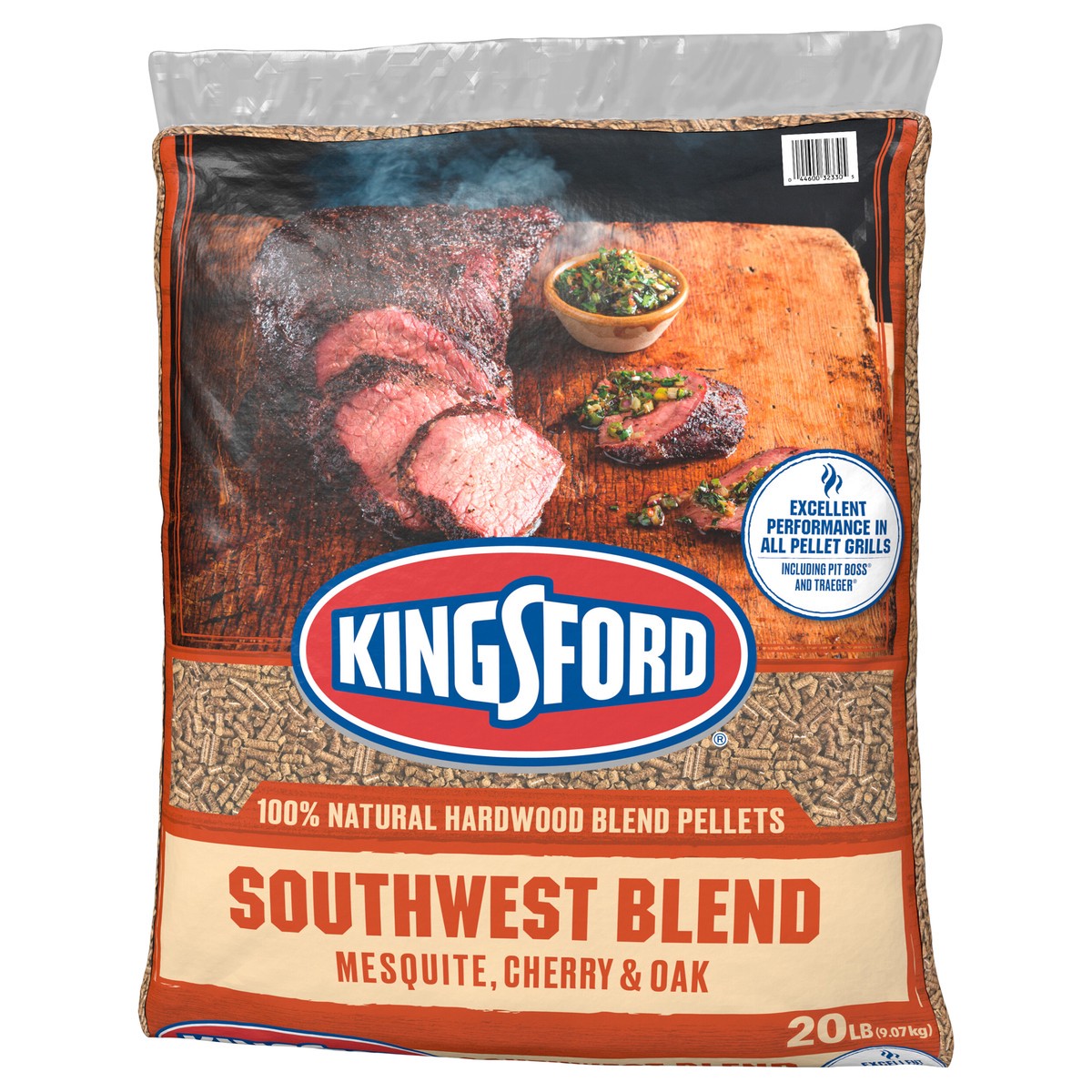 slide 2 of 9, Kingsford Signature Wood Pellets, Blend of Mesquite, Cherry, and Oak, 20lb, 20 lb