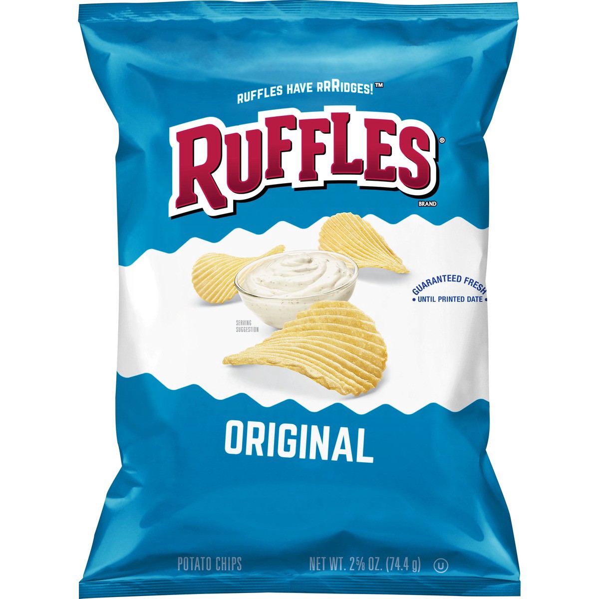 slide 2 of 3, Ruffles Potato Chips, 2.62 oz