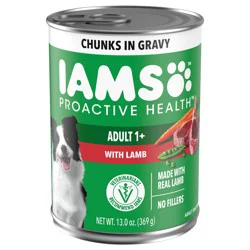 Proactive Health Adult 1+ Chunks in Gravy Lamb Dog Food 13.0 oz
