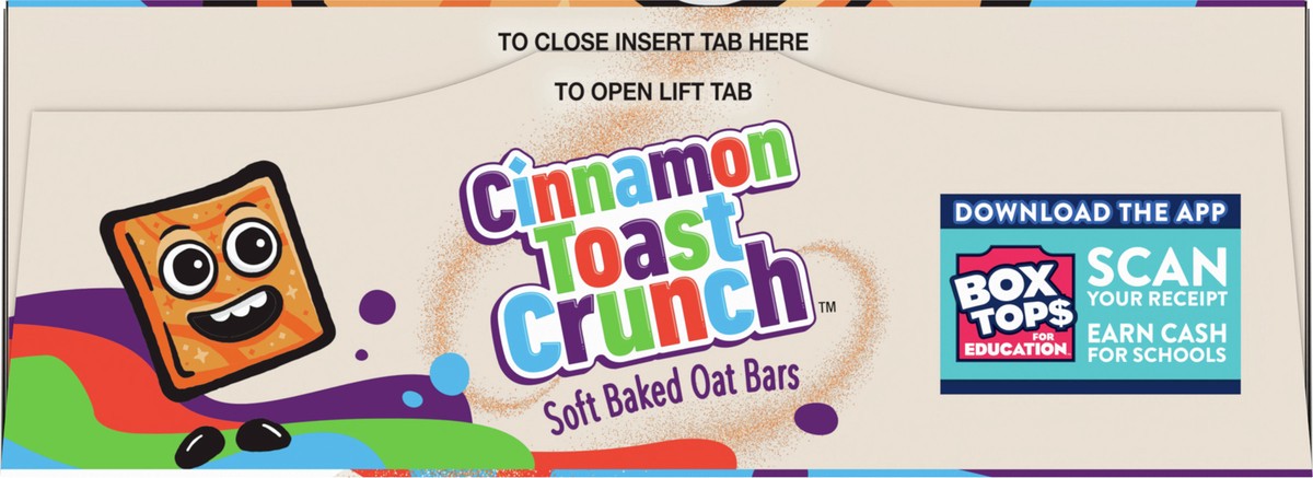 slide 9 of 9, Cinnamon Toast Crunch Soft Baked Oat Bars, Chewy Snack Bars, 6 ct, 6 ct
