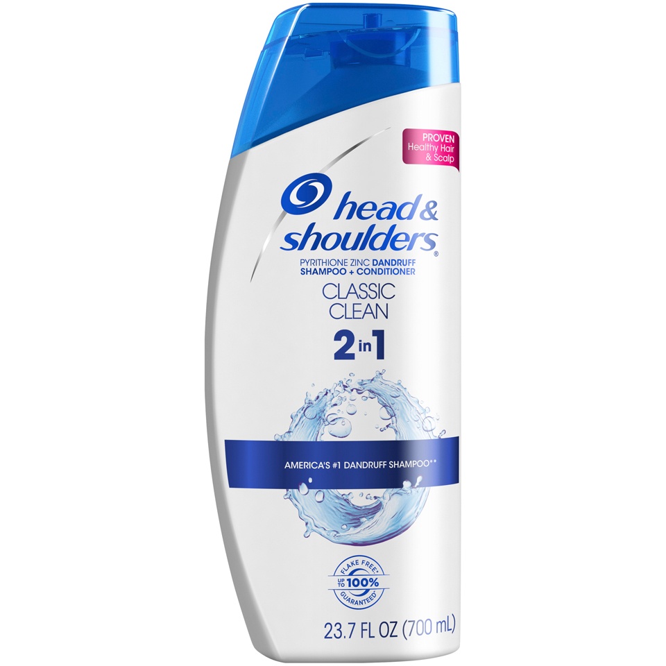 slide 1 of 1, Head & Shoulders Classic Clean 2-in-1 Fresh Scent Dandruff Shampoo & Conditioner, 23.7 fl oz