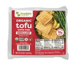 Franklin Farms Organic Tofu Super Firm Grilled 16 oz